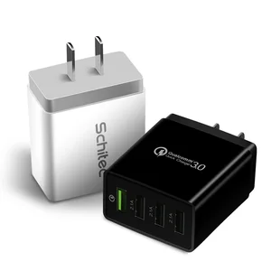 Portable 4 USB QC3.0 Wall Charger