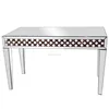 Fantastic China factory wholesale pure clean mirrored console/coffe/phone/dining table with disk panel