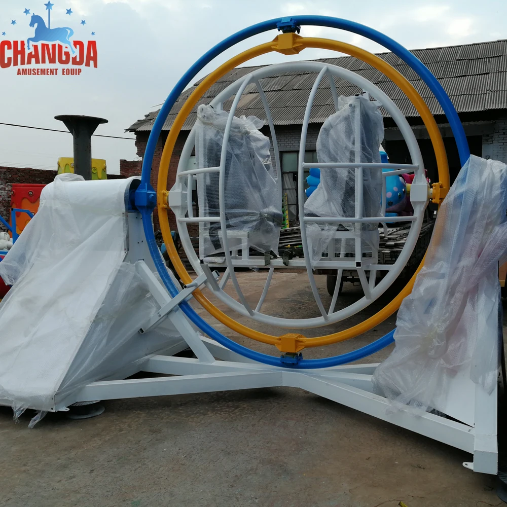 

New!!! Attraction!!! Motion simulator/human gyroscope for sale ride/Space Ring park equipment rides