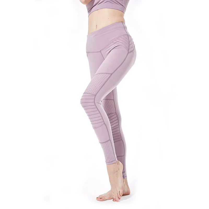 

Wholesale Custom Gym Workout Yoga Leggings Custom Logo Quick Dry yoga pants tight sport leggings, Black/grey