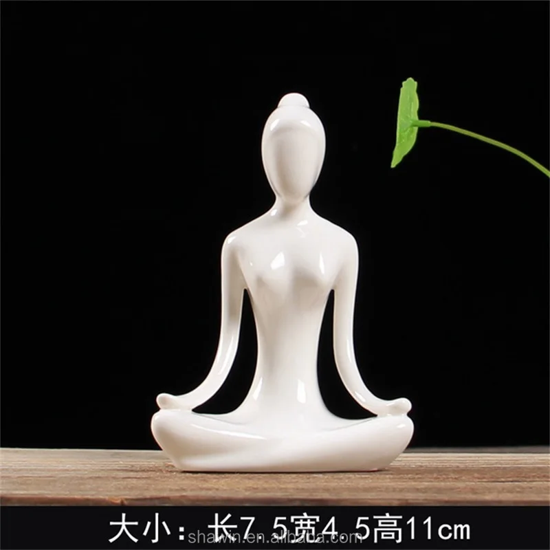 miniature yoga figurines