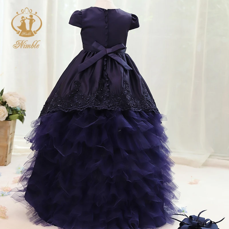 Nimble Wholesale Long Tail Navy Blue Children's Boutique Clothing