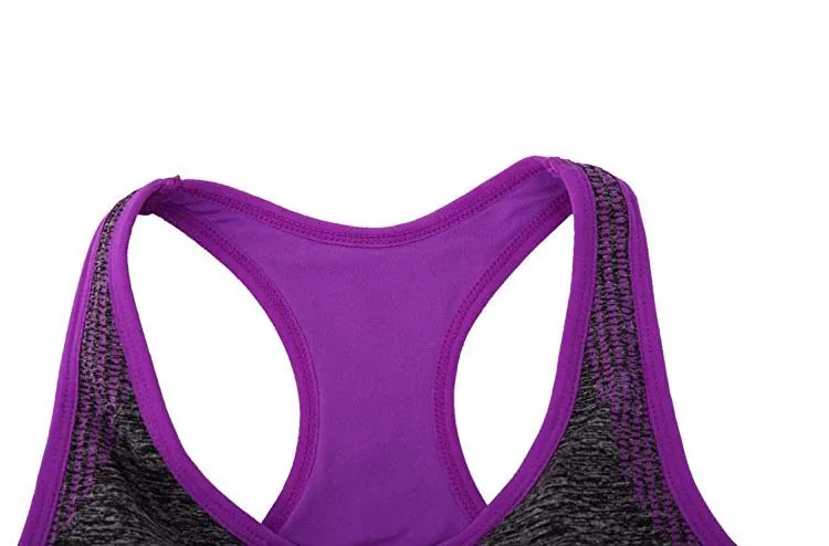 Sexy Girls Seamless Comfort Hot Sell Plain Sport Bra New Design Made In 7588