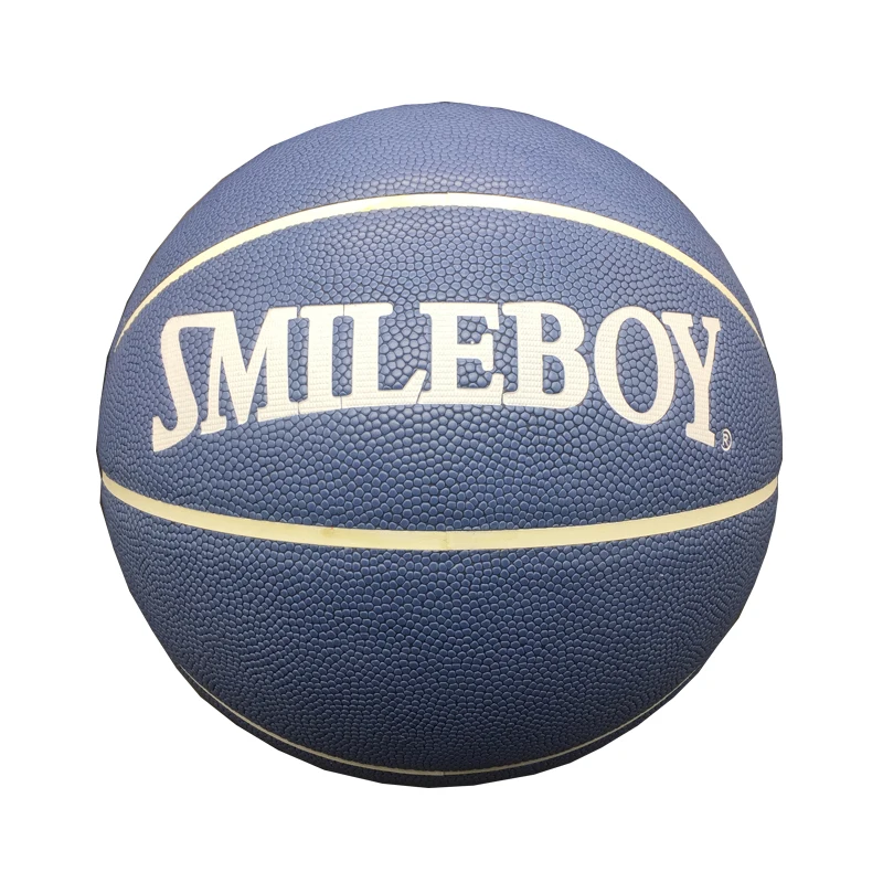

manufacturer basketball custom logo pu leather deflated balls size 7 blue balls sports balls in bulk, Any color
