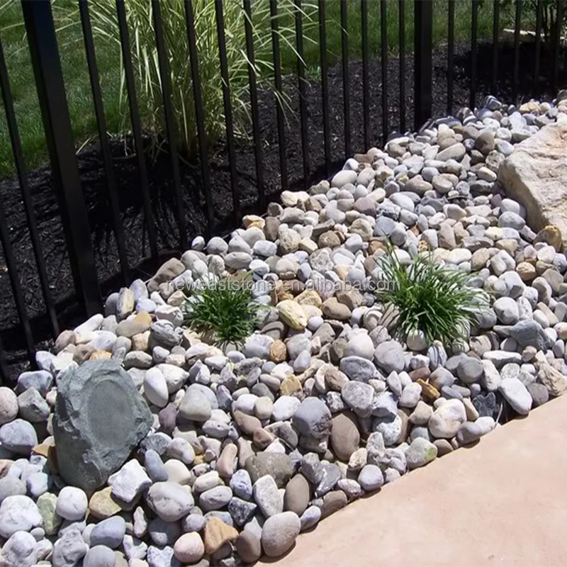 river rock landscaping