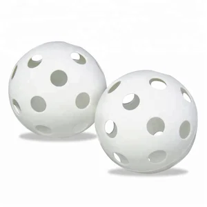 Champion Sports Plastic Baseball Set Hollow Balls for Sport Practice, Training or Play