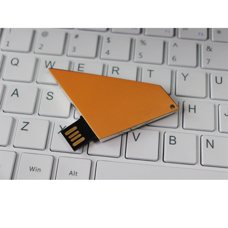

Unique Shape Metal OEM Orange Usb Flash Drives Memory Disk 16GB, Beige, black