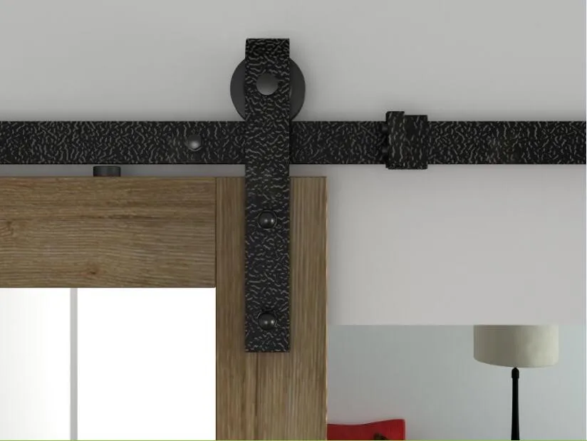 Tsq05 Dark Antique Bronze Finish Barn Door Hardware For Sliding Barn