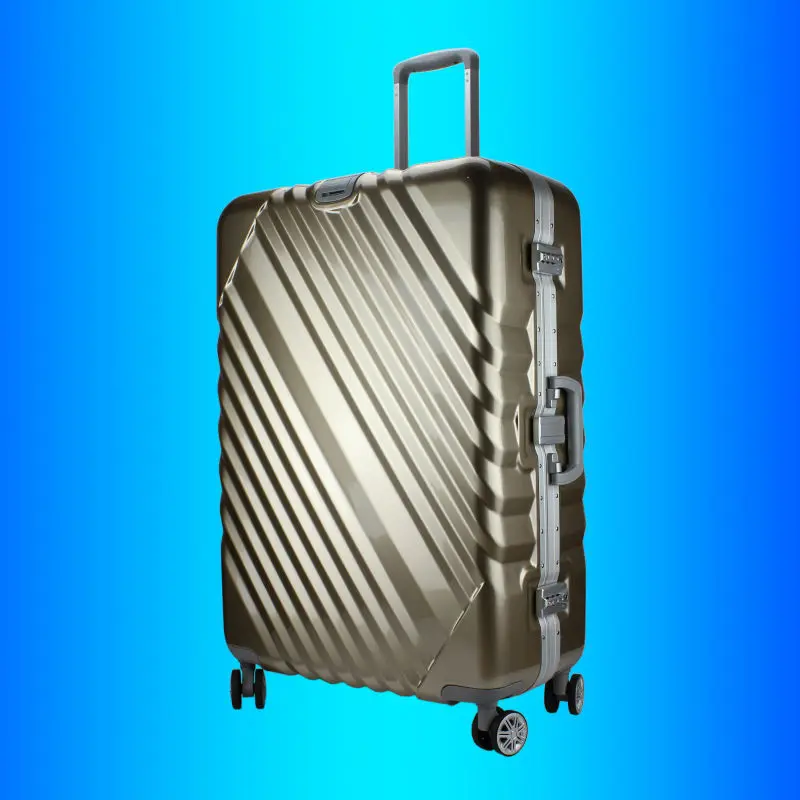 Oem Metal Aluminium Frame Travel Case Suitcase Maleta Koffer Valise ...