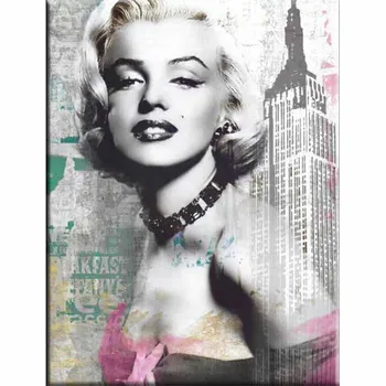 Modern Woman Portrait Canvas Oil Painting Of Marilyn Monroe Pictures Woman Printing Giclee Wall Art For Living Room Decoration Buy Woman Portrait