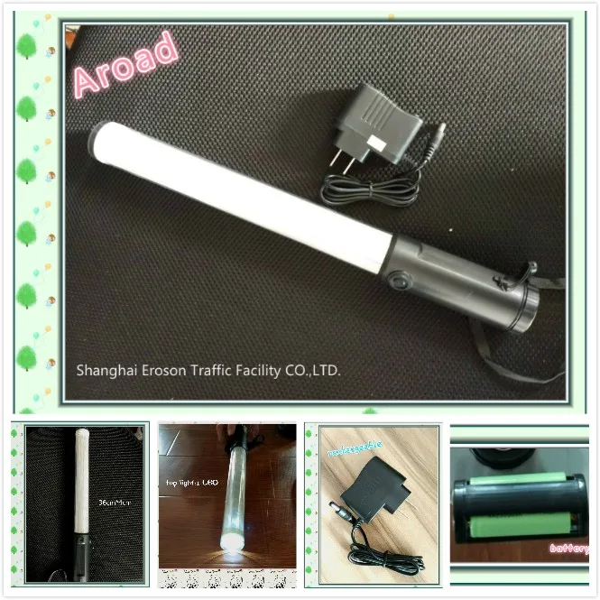 Use Road Traffic Led Baton with Top Light