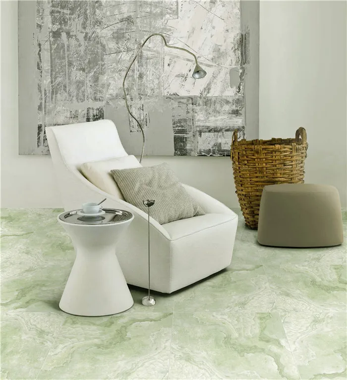 OEM Accept Building materials polished finishing porcelain tiles and marble stone rado ceramica glazed green marble floor tiles