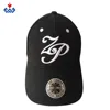 Custom 6 panel baseball cap storage with embroidery logo