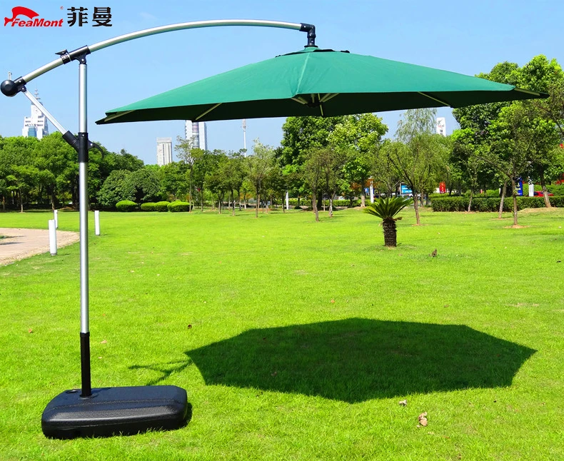 9ft 9ft Aluminum Hanging Offset Patio Outdoor Banana Umbrella Buy Payung Taman Sun Garden Parasol Payung Bannana Payung Product On Alibaba Com