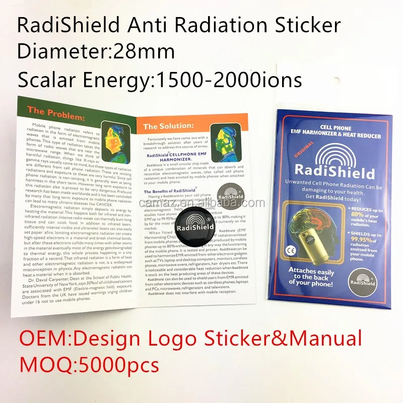 5g Protection Emf Anti Radiation Sticker For Mobile Neutralize Protection From Cell Phones And