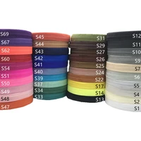 

Good Quality 16mm Plain Fold Over Elastic Ribbon Wholesale Solid FOE Elastic Webbing for Hair Accessories 100 yards/lot