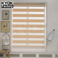 

KIEI2019 custom diy motorized electric automatic blackout fabric window roller blind shade curtain screen drape full set system