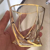 

Hot Selling new design Gold Whisky Glass For Wholesale