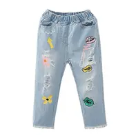 

Jean Fabric Per Meter Girls Jeans Brand Name Fashion Jeans Children From New Products On China Market