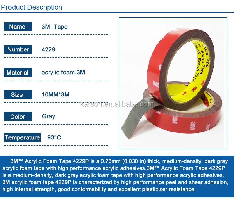 double sided foam tape automotive