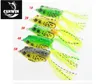 New Soft Tube Bait Japan Plastic Fishing Lures Frog Lure Treble Hooks Topwater Ray Frog 5.5CM 8G Artificial Soft Bait