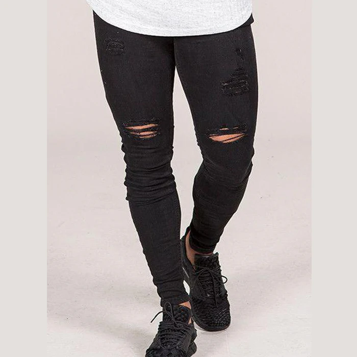custom distressed jeans
