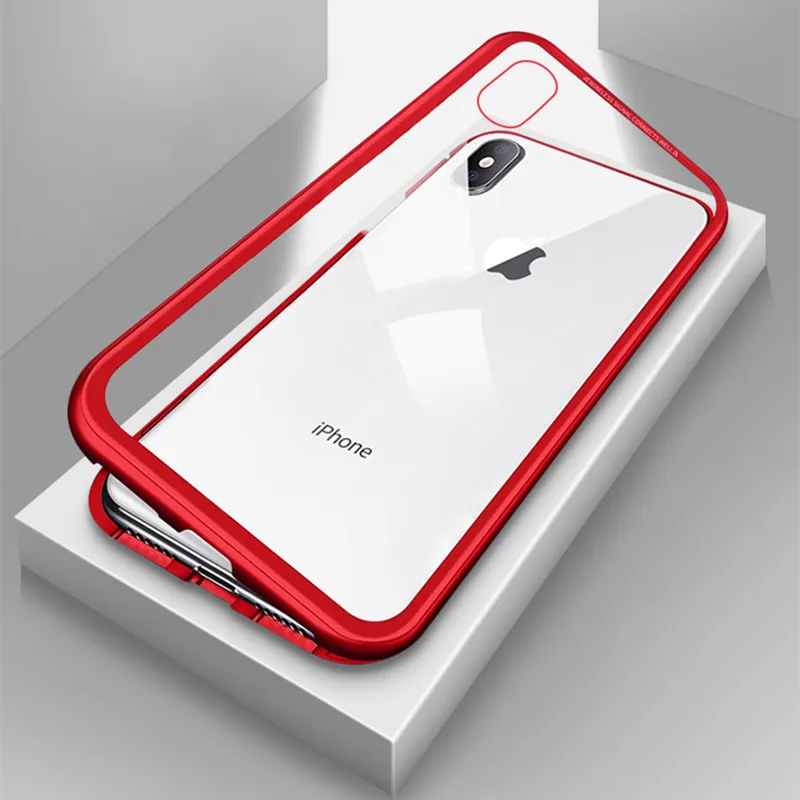 

Magnetic Metal Case For Iphone X For Iphone 9 Luxury, N/a