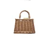JUNYUAN Straw Beach Bag Rattan Bamboo Basket Bag Handbags For Women