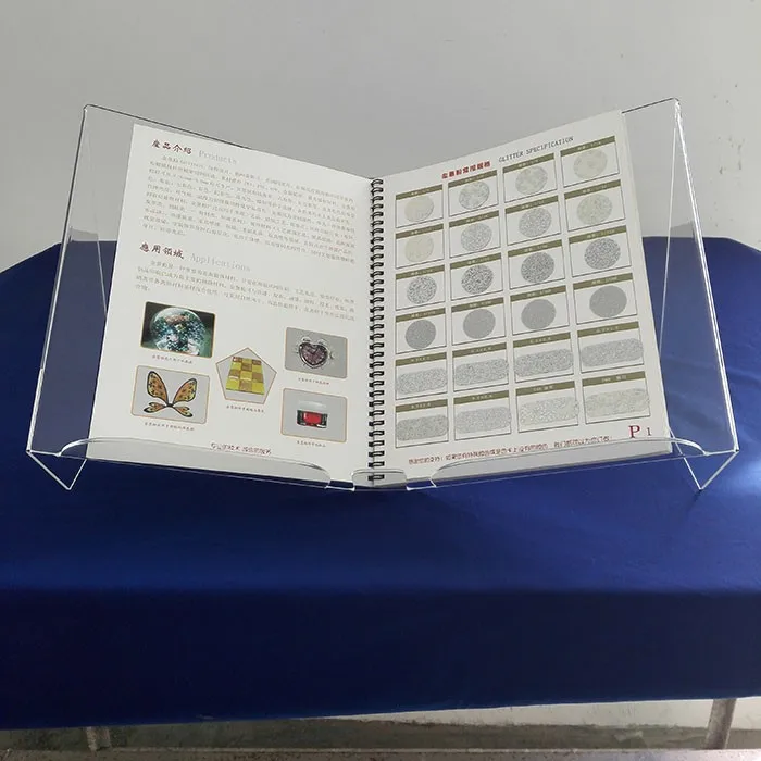 Transparent Lucite Perspex Plexiglass Book Display Acrylic Open Book