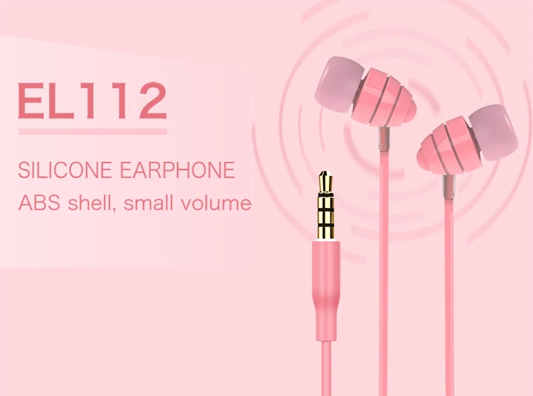 JOYROOM JR-EL112 Free sample cheap price 1.2m Headphones Mp3 earphones For smart phone