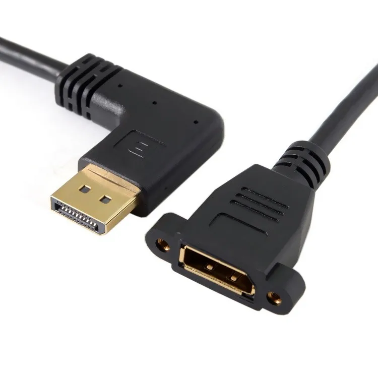 TV Laptop JBingGG DisplayPort Cable,DP to DP Cable,12inch High Definition Gold Plated 90 Degree Audio and Video Extension Adapter Cable， Compatible PC 