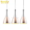 Modern Indoor Lighting Home Decoration Glass Linear Hand Brown Pendant Light RT6706-1