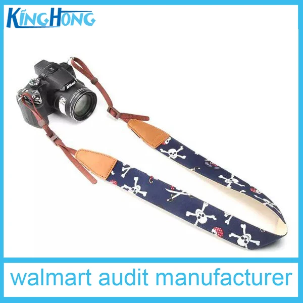 custom cotton fabric Camera Neck Shoulder Strap,camara neck strap for canon