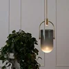 Nordic simple glass cover pendant light restaurant bar cafe coffee shop personality creative bedside LED pendant lamp