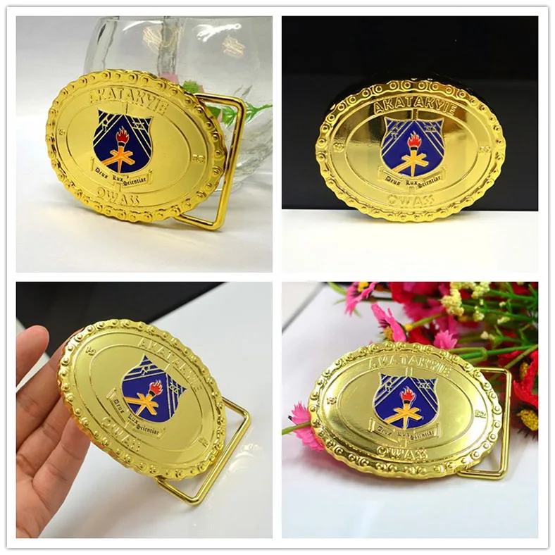 Customised Bulk OEM 40mm Engraved Stainless Steel Belt Clip Clasp Clamp Metal Army Belt Buckle With Custom Logo For Men