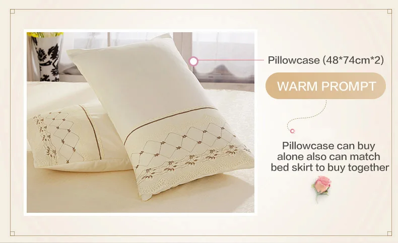 Hot sale European Korean princess solid color polyester light luxury cheap bedding set three poeces bed skirt lace edge