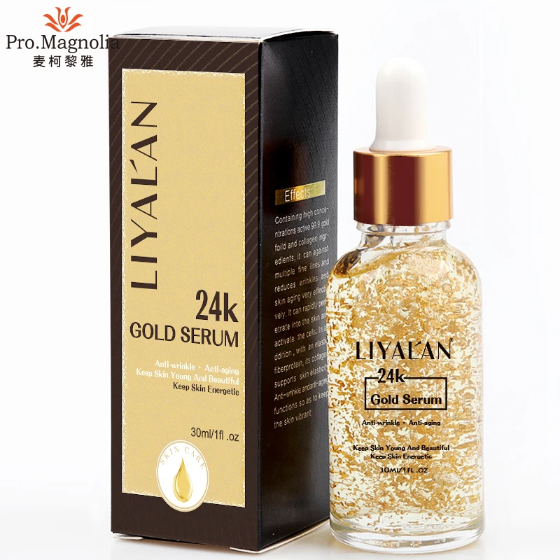 

Hot Selling Face Skin Care Anti Wrinkle Collagen 24k Gold Serum