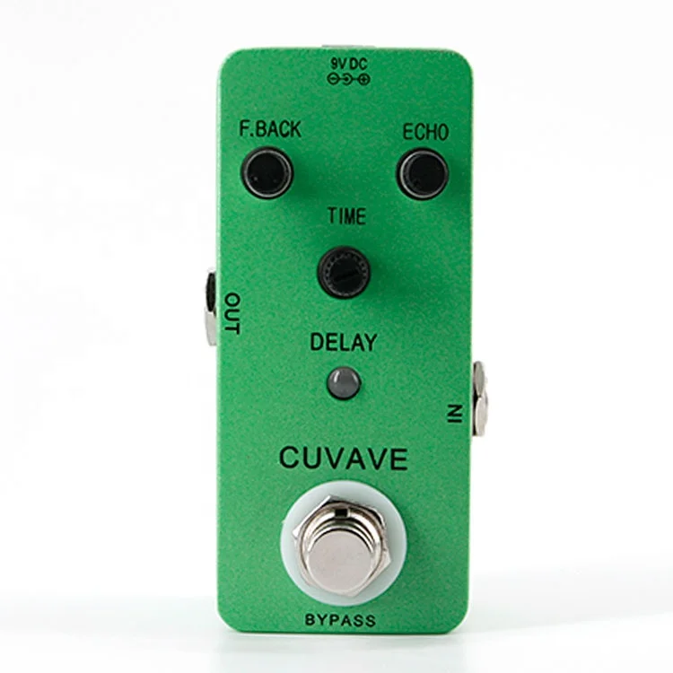 

CUVAVE Guitar Effect Pedal OEM Factory Price Mini classic delay in Stock, Green