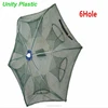 Portable hexagon 6 hole automatic fishing shrimp trap fishing net