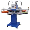 Textile tshirt semi auto screen printing machine