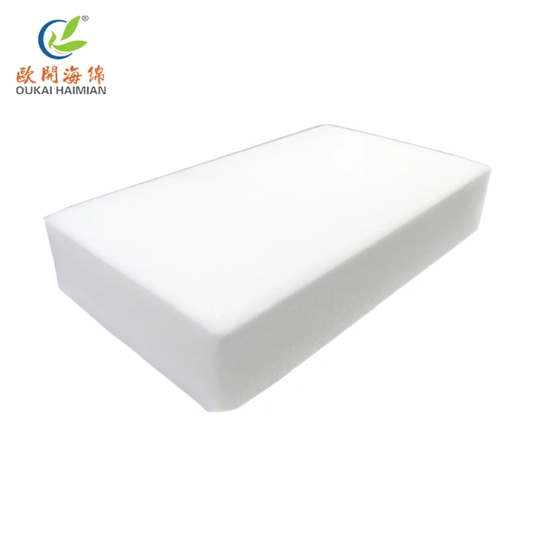 

Wholesale  melamine sponge magic sponge clean eraser, White