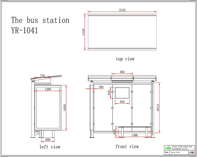 product-YEROO-Outdoor advertising bus stop shelter manufacturer bus shelter-img