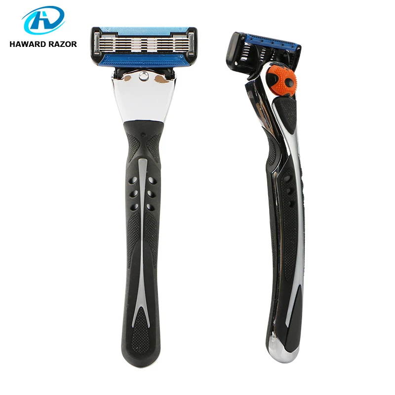 

(OEM)USA Original imported 5 blade with trimmer for metal rubber handle razor