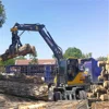Small log loader forest excavator type loader price