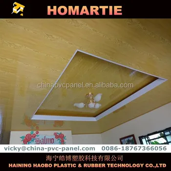 Wood Plastic Composite Wpc Sound Absorbing Ceiling Tile Pvc