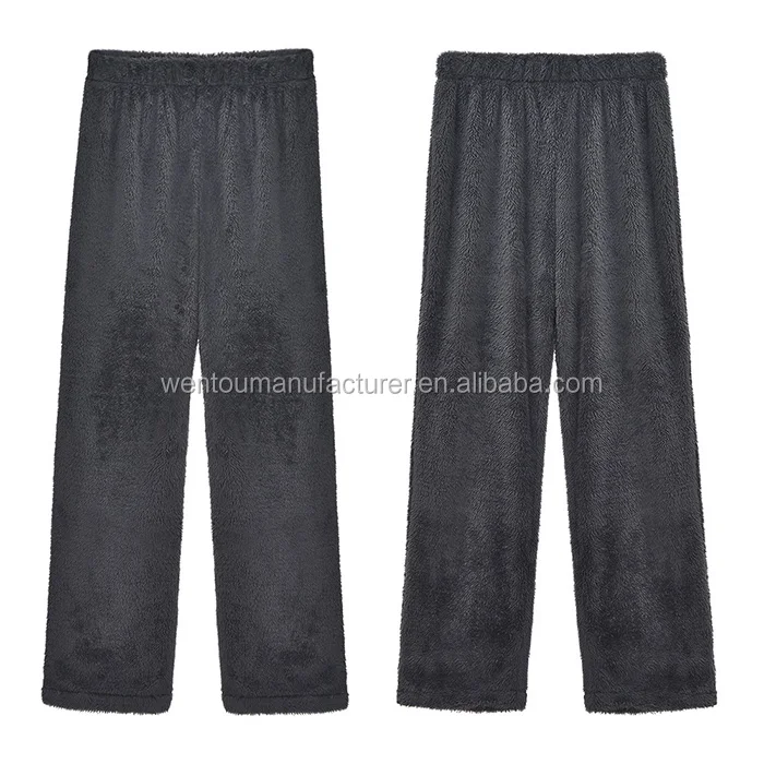 coral fleece pants