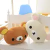 1pc 50*30cm Cartoon Rilakkuma Bear Plush Pillow Large Stuffed Sofa Cushion Easy Bear Relax Bear Pillow Children Gift