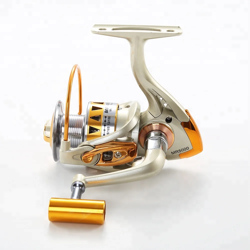 

Paladin 12BB CNC Aluminum Spinning Fishing Reels with Size 2000--7000, Gold