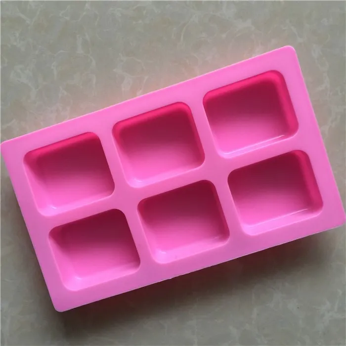 6 cavity Silicone soap mold with dividers,Eco-friendly Silicone soap mold with dividers,Custom Silicone soap mold with dividers
