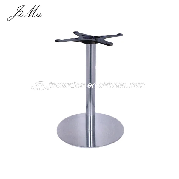 Wholesale Modern Round 304 Metal Stainless Steel Coffee Wood Dining